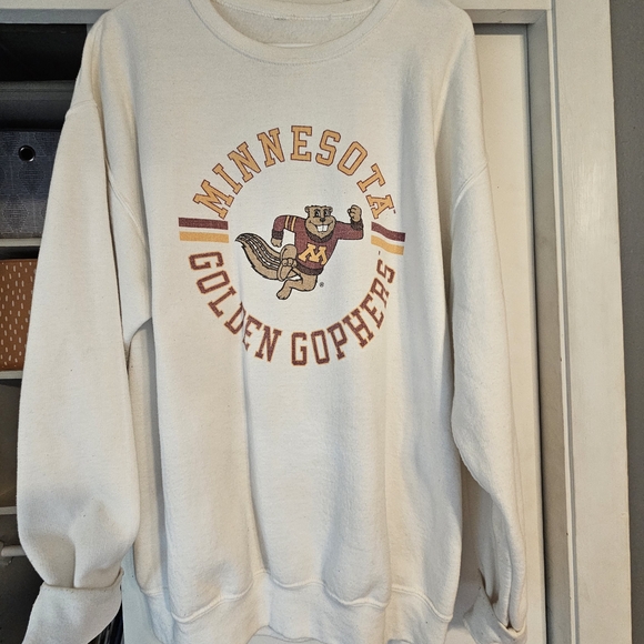 Minnesota Golden Gophers Cream Sweatshirt - Picture 1 of 9